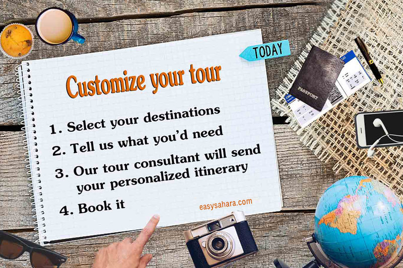 Customize your Morocco tour with Easy Sahara for a personalized adventure